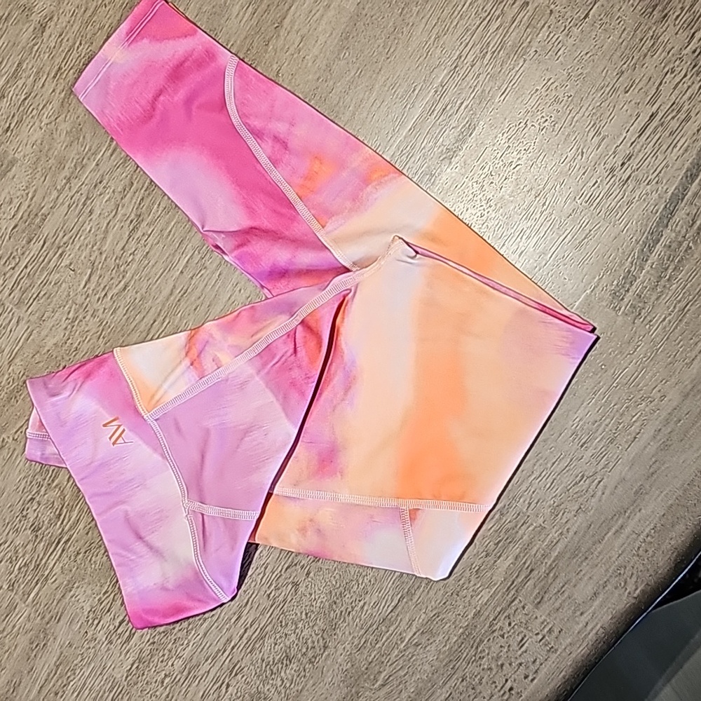 Adore Me Lotus Crossover High Rise 7/8 Leggings size Small
